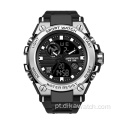 Novos relógios esportivos SANDA 739 masculinos de primeira marca de luxo militar relógio digital de quartzo masculino à prova d&#39;água Relógio de choque S Relojes Hombre